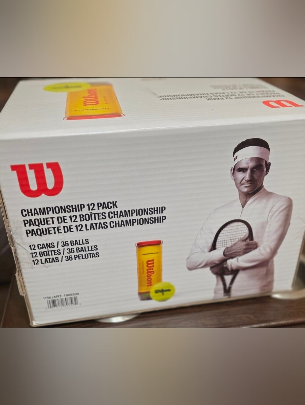 Wilson Championship Extra Duty Tennis Balls 12 Pack (36 Balls)